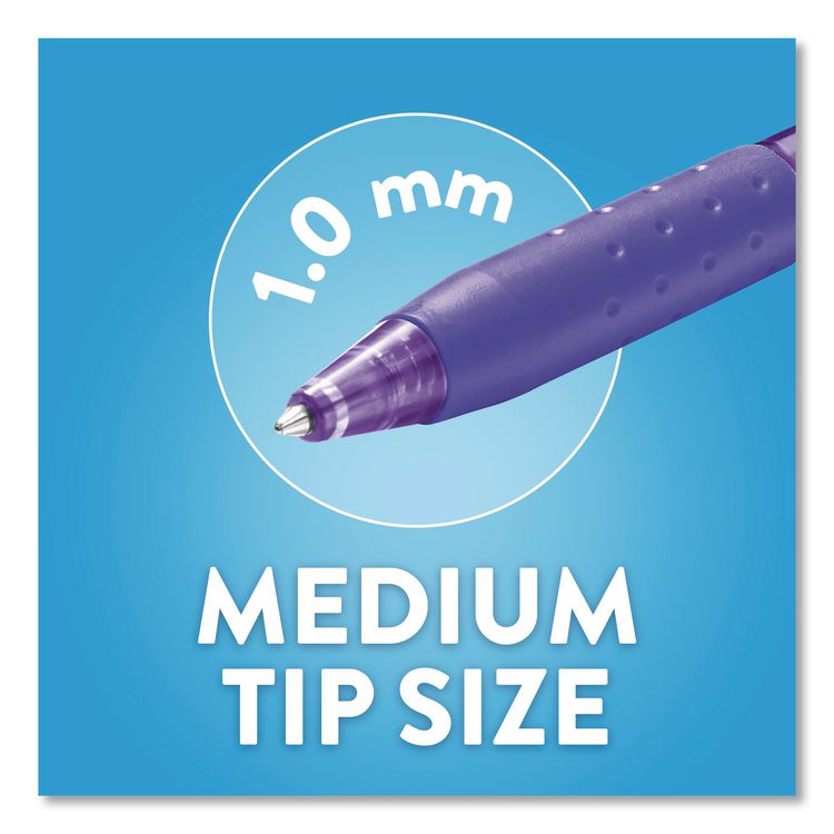 InkJoy 300RT Ballpoint Pen, Retractable, Medium 1 mm, Assorted Ink and Barrel Colors, 8/Pack