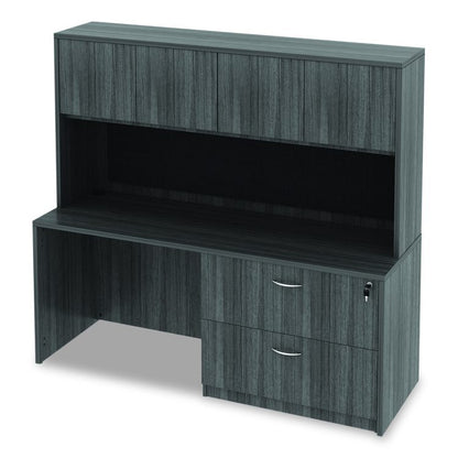 Alera Valencia Series Lateral File, 2 Legal/Letter-Size File Drawers, Gray, 34" x 22.75" x 29.5"