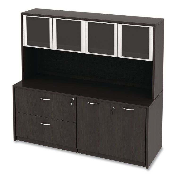 Alera Valencia Series Storage Cabinet, 34.13w x 22.78d x 29.5h, Espresso