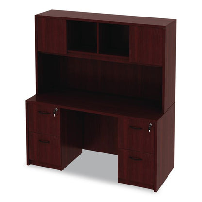Alera Valencia Series Credenza Shell, 59.13w x 23.63d x 29.5h, Mahogany
