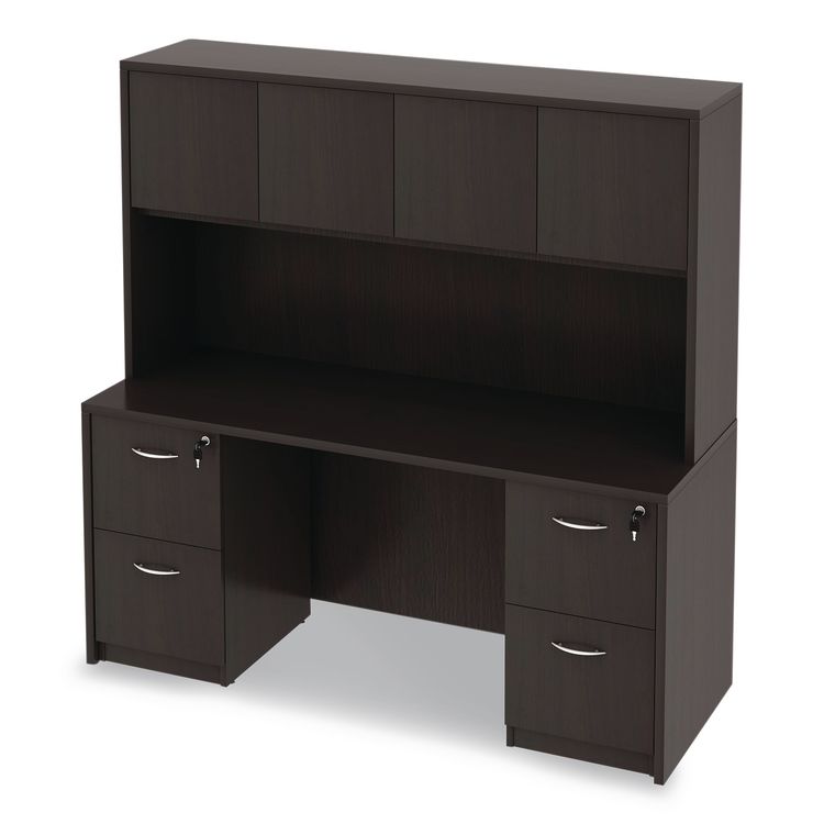 Alera Valencia Series Credenza Shells, 65w x 23.6d x 29.5h, Espresso