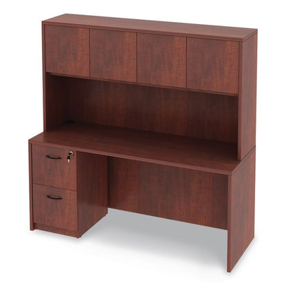 Alera Valencia Series Credenza Shells, 65w x 23.6d x 29.5h, Medium Cherry