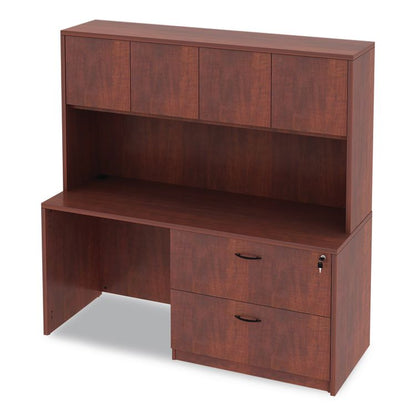Alera Valencia Series Credenza Shells, 65w x 23.6d x 29.5h, Medium Cherry