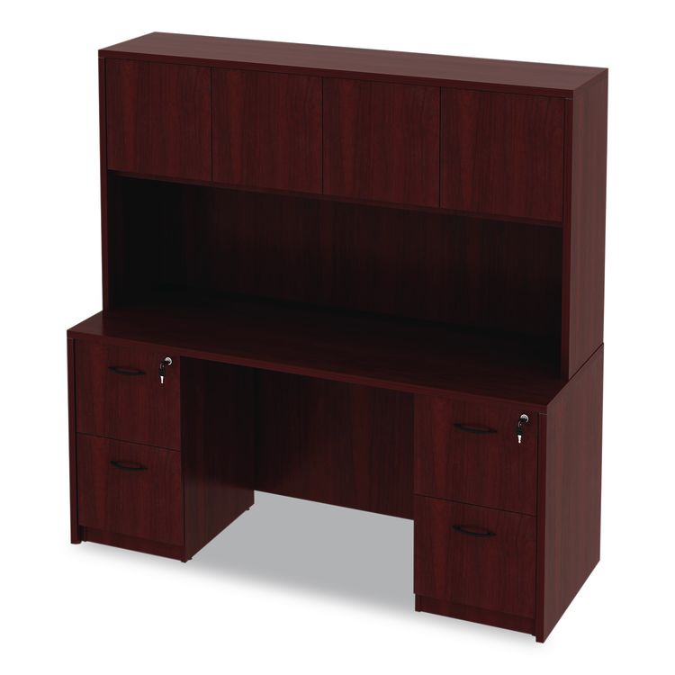 Alera Valencia Series Credenza Shells, 65w x 23.6d x 29.5h, Mahogany