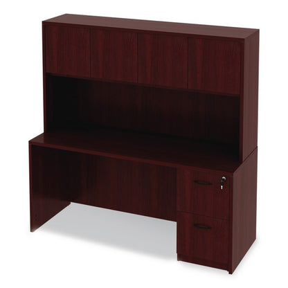 Alera Valencia Series Credenza Shells, 65w x 23.6d x 29.5h, Mahogany