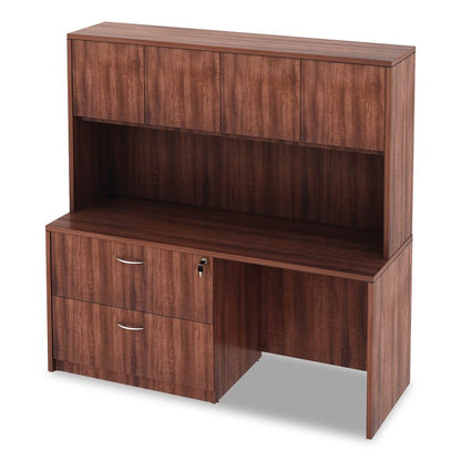 Alera Valencia Series Credenza Shell, 65w x 23.63d x 29.5h, Modern Walnut