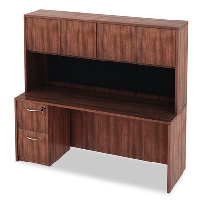 Alera Valencia Series Credenza Shell, 70.88w x 23.63d x 29.5h, Modern Walnut