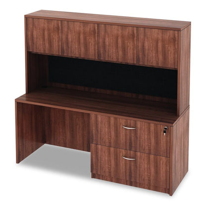 Alera Valencia Series Credenza Shell, 70.88w x 23.63d x 29.5h, Modern Walnut