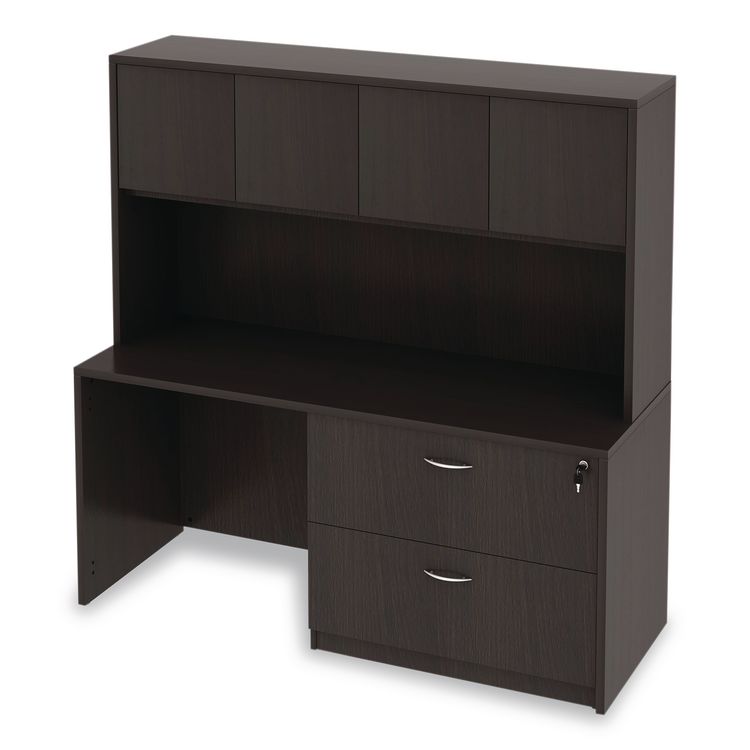 Alera Valencia Series Lateral File, 2 Legal/Letter-Size File Drawers, Espresso, 34" x 22.75" x 29.5"