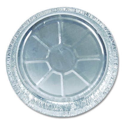 Round Aluminum Container, 24 oz., 7" Diameter, Silver, 500/Carton