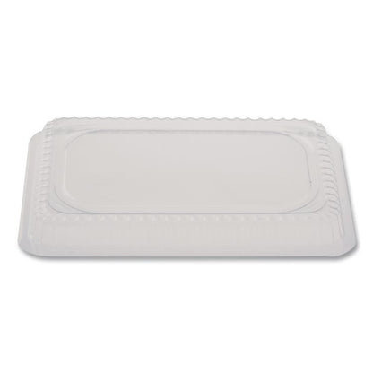 Plastic Dome Lids, Fits Oblong Pans 2061/2062, 8.25 x 5.88, Clear, 500/Carton