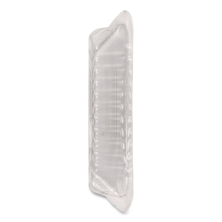 Plastic Dome Lid, Rectangle, Fits 1 lb Oblong Pan 2060, Clear, 500/Carton