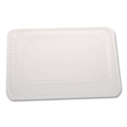 Plastic Dome Lid, Rectangle, Fits 1 lb Oblong Pan 2060, Clear, 500/Carton