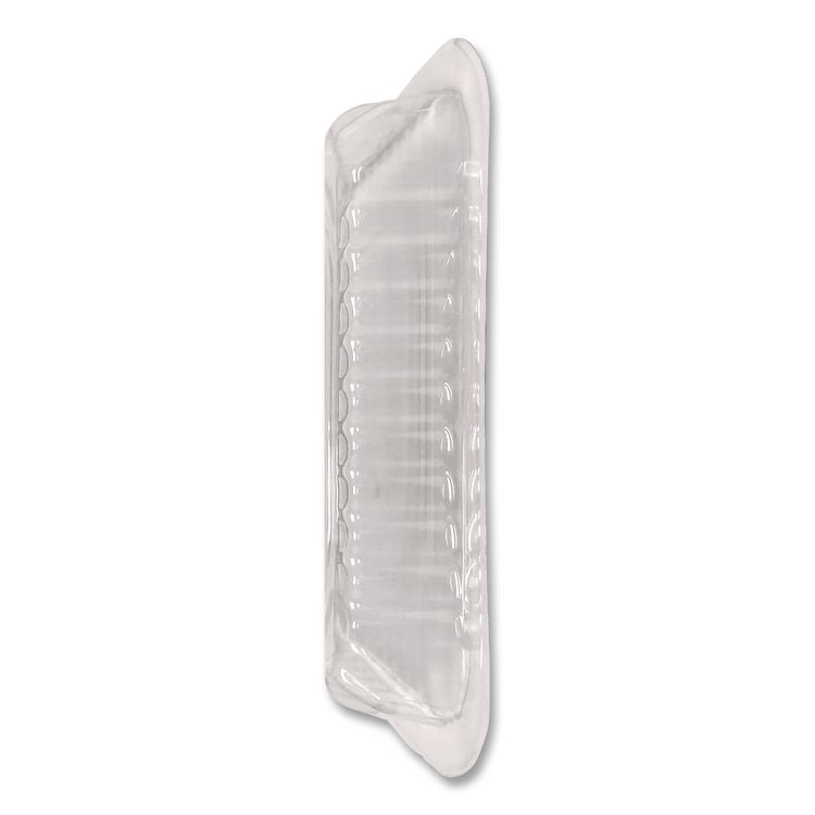 Plastic Dome Lids, Fits 1 lb Oblong Pan, Clear, 1,000/Carton