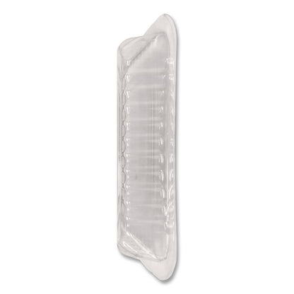Plastic Dome Lids, Fits 1 lb Oblong Pan, Clear, 1,000/Carton