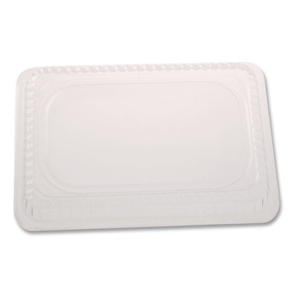 Plastic Dome Lids, Fits 1 lb Oblong Pan, Clear, 1,000/Carton