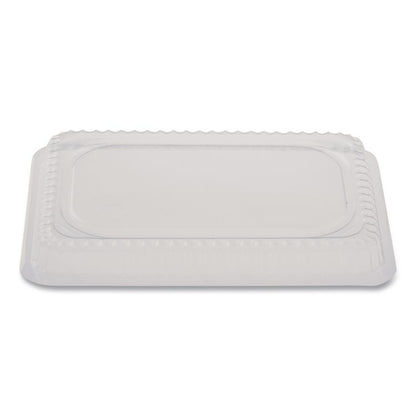 Plastic Dome Lids, Fits 1 lb Oblong Pan, Clear, 1,000/Carton