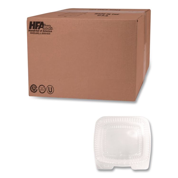 Handi-Lock Single Compartment Food Container, 60 oz, 8.63 x 3 x 9, Clear, Plastic, 200/Carton