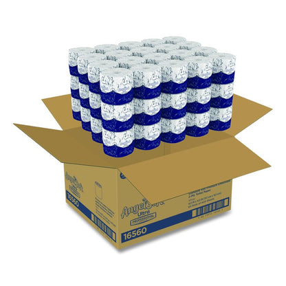 Angel Soft ps Ultra Two-Ply Premium Bathroom Tissue, Septic-Safe, White, 400 Sheets/Roll, 60 Rolls/Carton