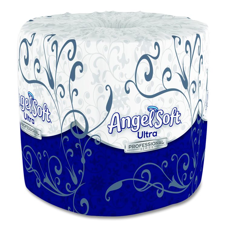 Angel Soft ps Ultra Two-Ply Premium Bathroom Tissue, Septic-Safe, White, 400 Sheets/Roll, 60 Rolls/Carton