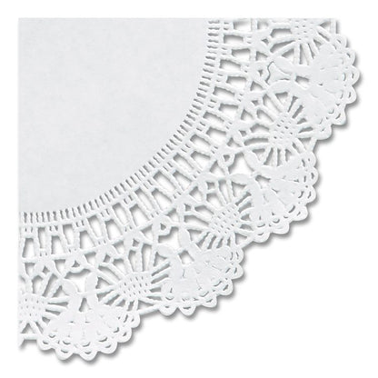 Cambridge Lace Doilies, Round, 10", White, 1,000/Carton