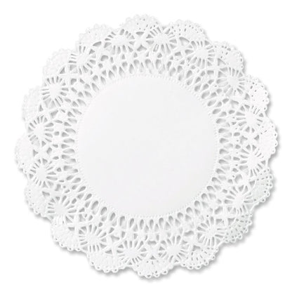 Cambridge Lace Doilies, Round, 12", White, 1,000/Carton
