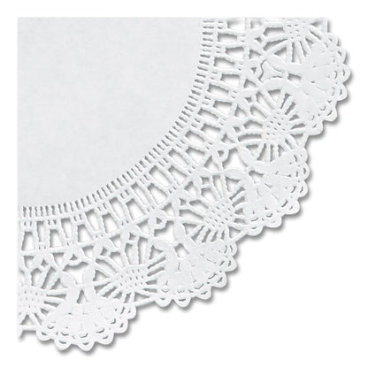 Kenmore Lace Doilies, Round, 16.5", White, 500/Carton