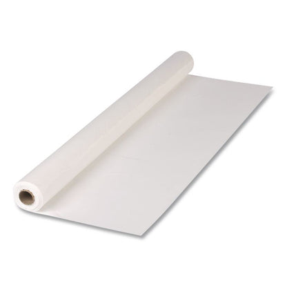 Plastic Roll Tablecover, 40" x 100 ft, White