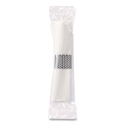 CaterWrap Cater to Go Express Cutlery Kit, Heavyweight, Fork/Knife/Napkin/Spoon, Plastic, Black, 100/Carton