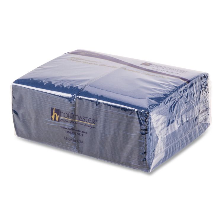 Dinner Napkins, 2-Ply, 15 x 17, Navy Blue, 1,000/Carton