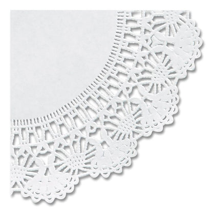 Cambridge Lace Doilies, Round, 12", White, 4,000/Carton