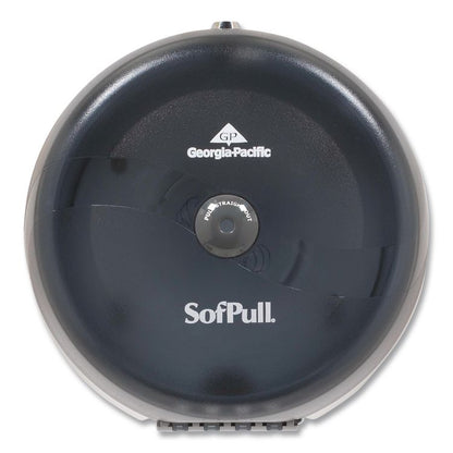 SofPull High-Capacity Center-Pull Bathroom Tissue Dispenser, 10.5 x 6.75 x 10.5, Smoke