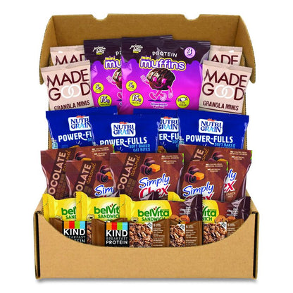 Chocolate for Breakfast Snack Box, Chocolate, 23 Assorted Snacks/Box