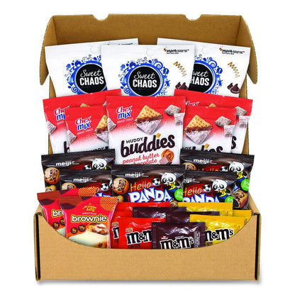 Peanut Butter and Chocolate Dessert Box, Peanut Butter Chocolate, 24 Assorted Snacks/Box