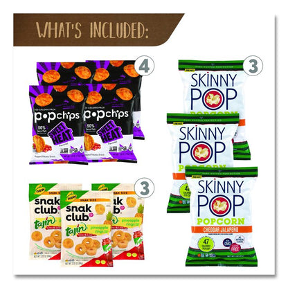 Sweet and Spicy Snack Box, 22 Assorted Snacks/Box