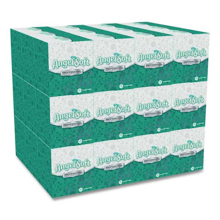 Angel Soft ps Premium Facial Tissue, Cube Box, 2-Ply, White, 96 Sheets/Box