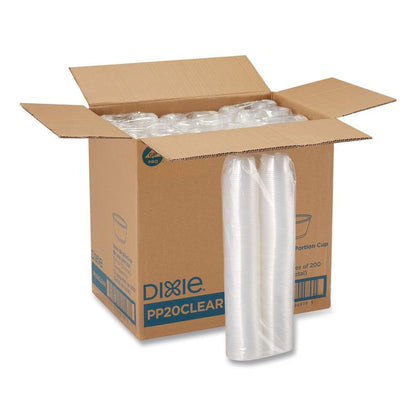 Plastic Souffle/Portion Cups, 2 oz, Clear, 200/Sleeve, 12 Sleeves/Carton