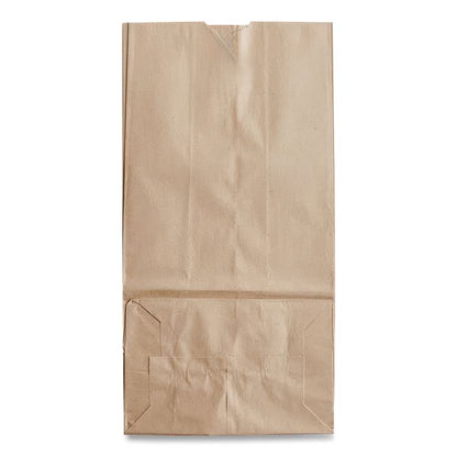 Grocery Paper Bags, 16# Size, Heavy-Duty, 50# Basis Weight, 7.75" x 4.75" x 16", Kraft, 500/Bundle