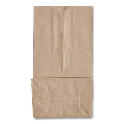Grocery Paper Bags, 1# Size, 30# Basis Weight, 3.5" x 2.25" x 6.63", Kraft, 500/Bundle