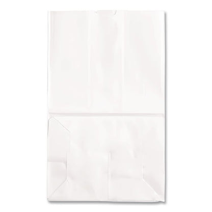 Grocery Paper Bags, 20# Squat Size, 40# Basis Weight, 8.13" x 5.88" x 12.5", White, 500/Bundle