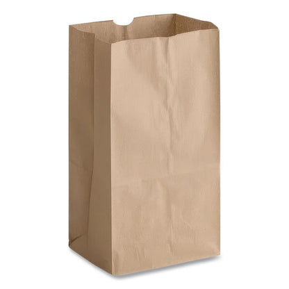 Grocery Paper Bags, 20# Squat Size, Extra-Heavy-Duty, 60# Basis Weight, 8.13" x 5.88" x 12.5", Kraft, 500/Bundle