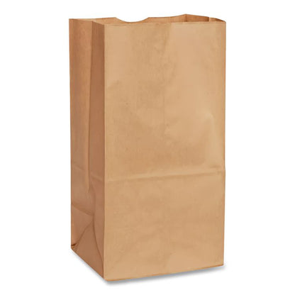 Grocery Paper Bags, 5# Size, Extra-Heavy-Duty, 50# Basis Weight, 5.25" x 3.38" x 10.94", Kraft, 500/Bundle