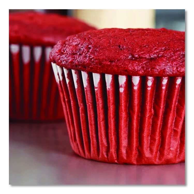 Fluted Bake Cups, 2.25" Diameter x 1.88" h, White, Paper, 500/Pack, 20 Packs/Carton