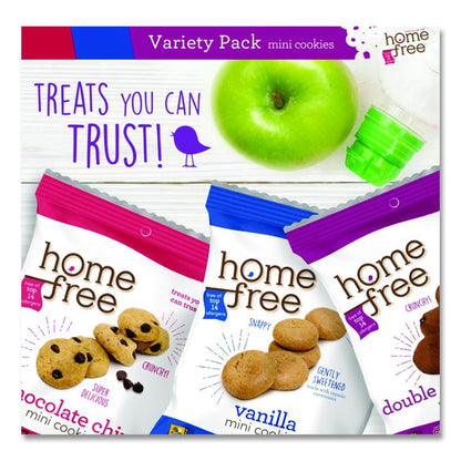 Gluten Free Mini Cookies Variety Pack, 1.1 oz/0.95 oz/1.1 oz Packs, 30/Carton
