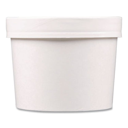 Vented Paper Lids, Fits 8 oz to 16 oz Hot Cups, White, 25/Sleeve, 40 Sleeves/Carton