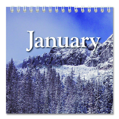 Scenic Monthly Wall Calendar, Landscape Photography, 15.5 x 22.75, White/Multicolor Sheets, 12-Month (Jan-Dec): 2026