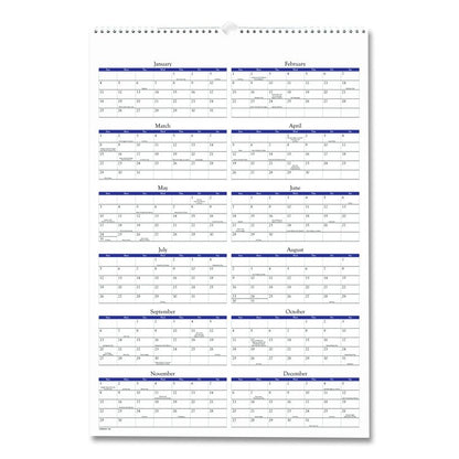 Scenic Monthly Wall Calendar, Landscape Photography, 15.5 x 22.75, White/Multicolor Sheets, 12-Month (Jan-Dec): 2026