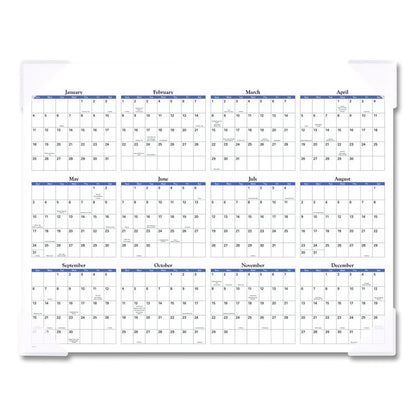 Landscape Panoramic Desk Pad, Landscapes Photography, 22 x 17, White Sheets, Clear Corners, 12-Month (Jan to Dec): 2026