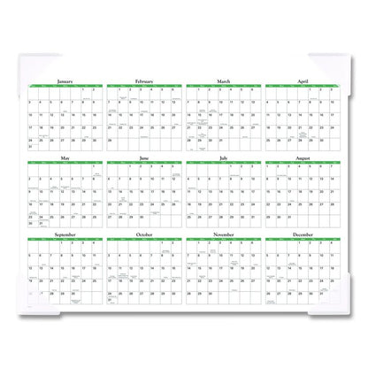 Seascape Panoramic Desk Pad, Seascape Panoramic Photography, 22 x 17, White Sheets, Clear Corners, 12-Month (Jan-Dec): 2026