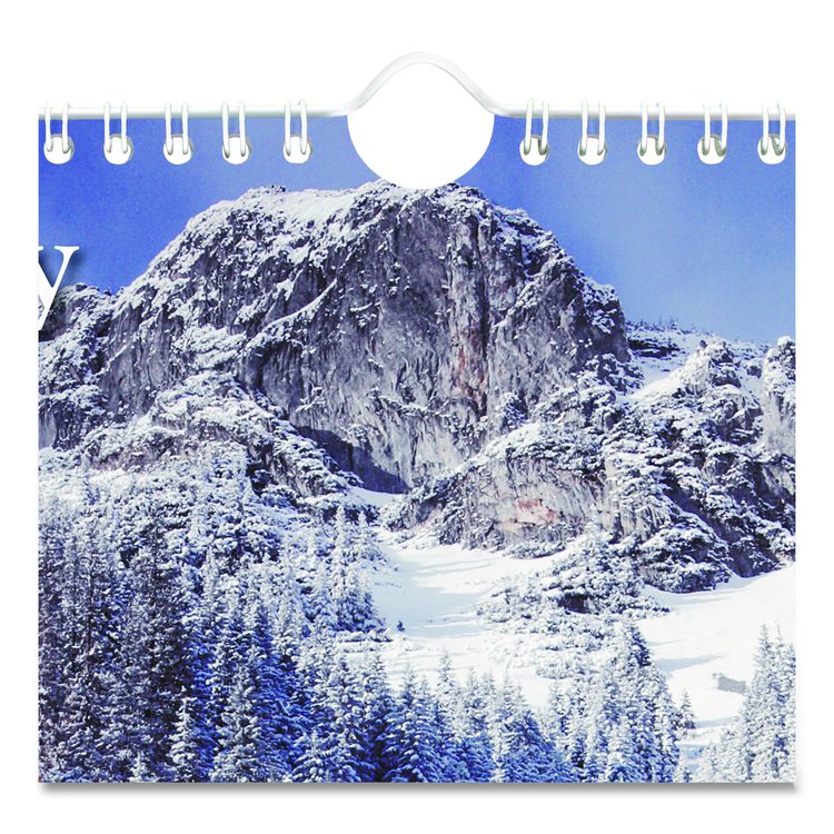 Scenic Monthly Wall Calendar, Landscape Photography, 12 x 17, White/Multicolor Sheets, 12-Month (Jan to Dec): 2026